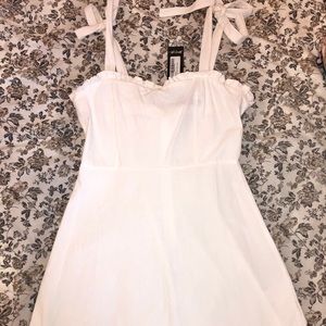 Nasty Gal can’t tie my love ruffle mini dress
